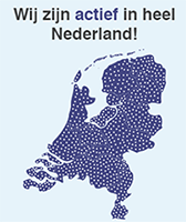 Actief in heel Nederland