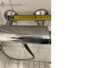 Loodgieter Thermostaatkraan monteren Thermostaatkraan  douche hoh 12 cm vervangen