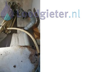 Loodgieter Reparatie riool Stuk pvc afvoer repareren