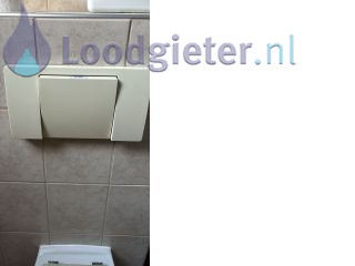 Loodgieter Langzaam vullend inbouw reservoir Reservoir fills slowly and makes sound