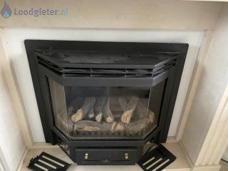 Loodgieter Gaskachel Gaskacheltje afdoppen en fonteintje plaatsen