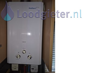 Loodgieter Installatie geiser Installatie van 2 nieuwe geisers