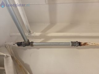 Loodgieter Schiedam Cv leiding is verroest